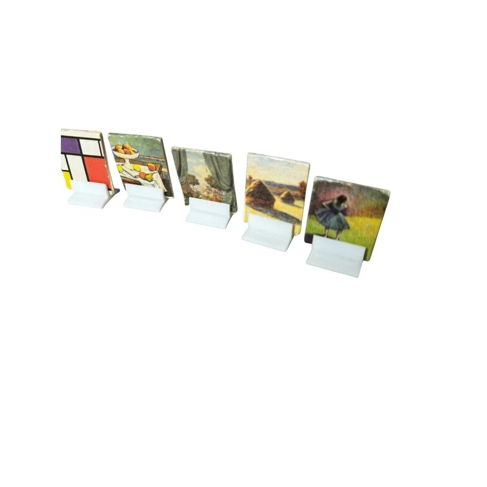 Clue The Great Museum Caper Board Game Replacement Parts Lot Paintings Dice
